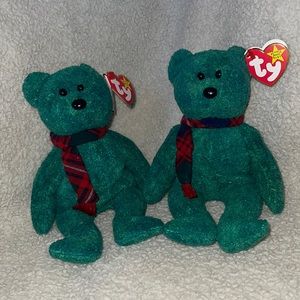 TY Wallace Scottish Beanie Baby with Tartan scarf NWT PICK whichONE you like.